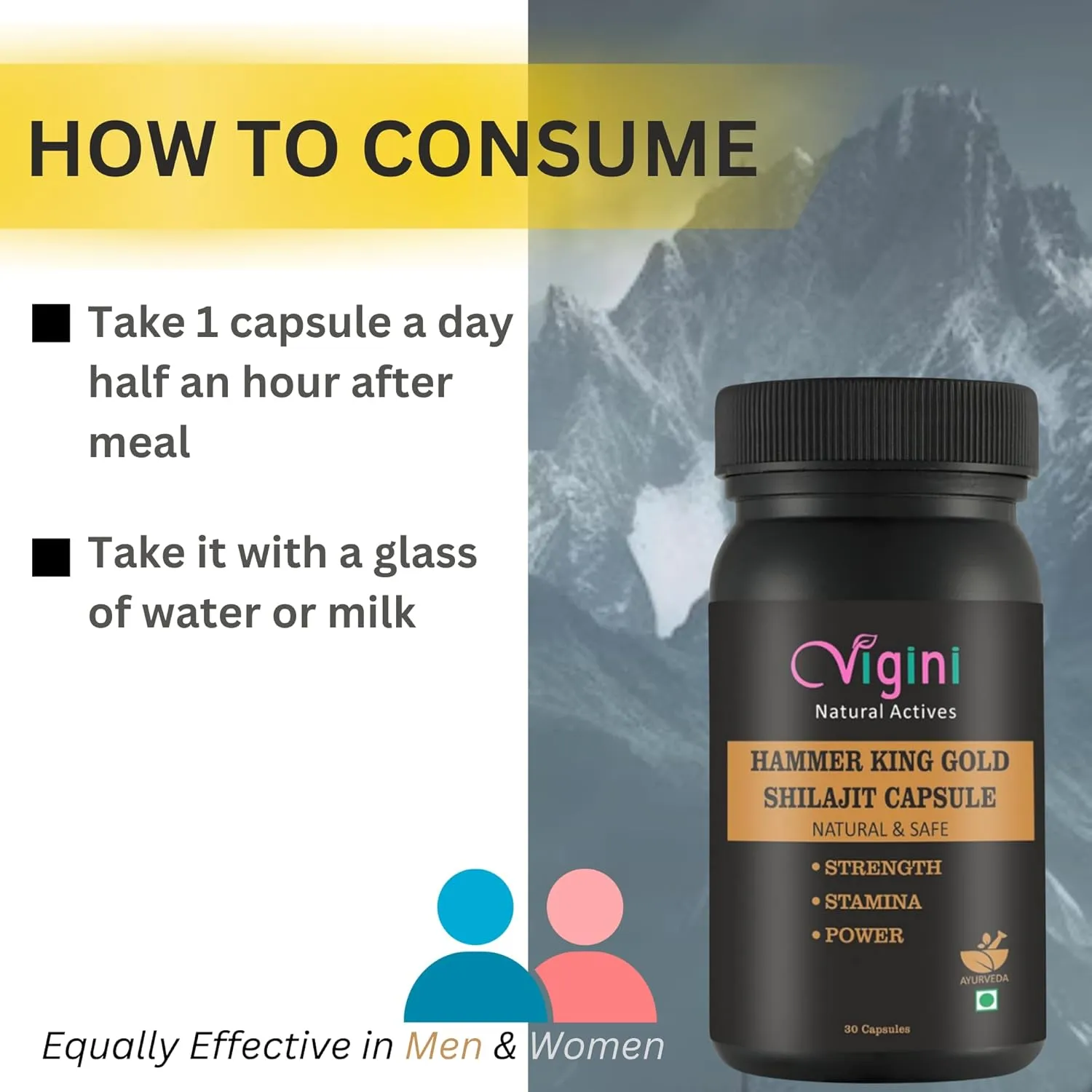 Vigini Hammer King Gold Shilajit Capsule 30 Capsules 5.webp